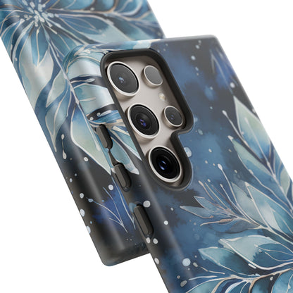 Winter’s Embrace – Blue Snowflake Samsung Galaxy Case