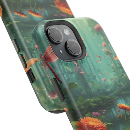 Enchanted Forest Dragonflies & Blossoms – MagSafe iPhone Series Case