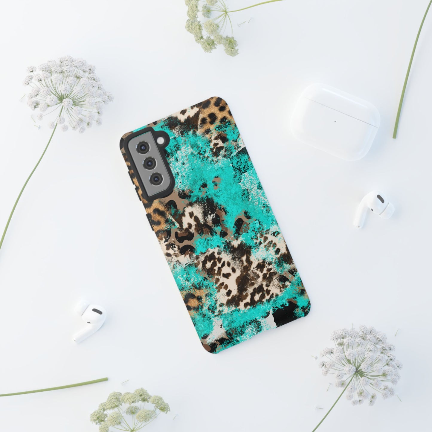 Aqua Splash Leopard - Samsung Galaxy Series Case