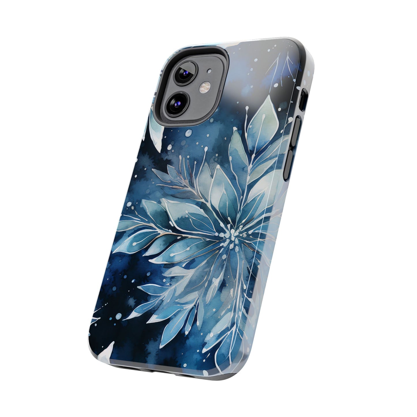 Winter’s Embrace – Blue Snowflake Samsung Galaxy Case