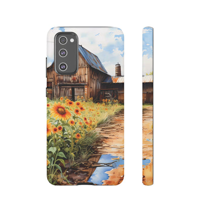 Sunflower iPhone Case  Rustic Farm Style