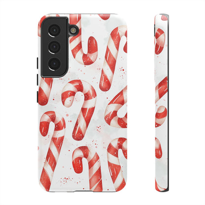 Festive Candy Cane Delight - Samsung Galaxy Series Case