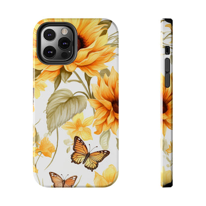 Sunflower & Butterfly Bliss - iPhone Series Case