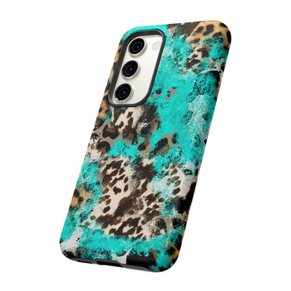 Aqua Splash Leopard - Samsung Galaxy Series Case