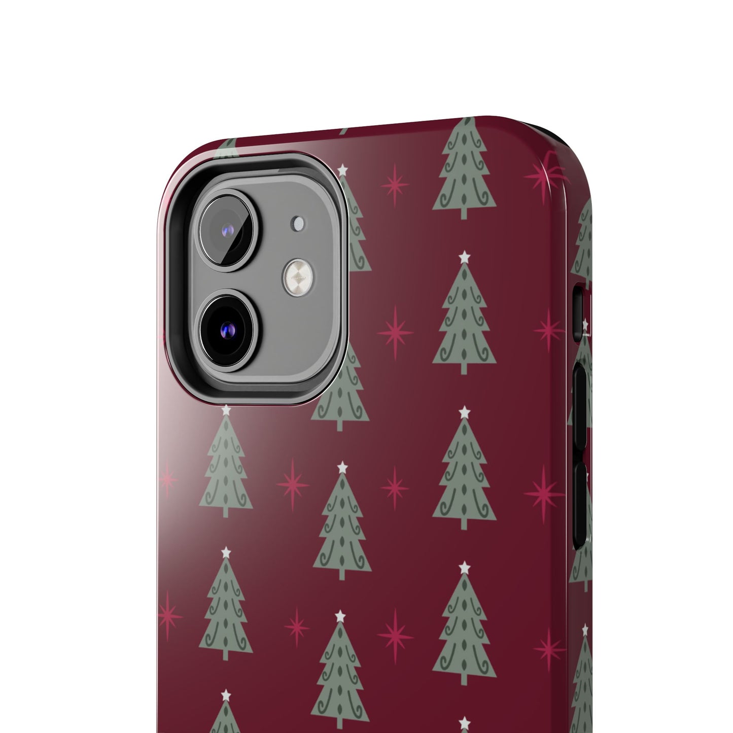 Retro Christmas Tree Pattern – iPhone Series Case