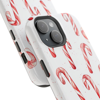 Candy Cane Christmas Pattern – MagSafe iPhone Series Case