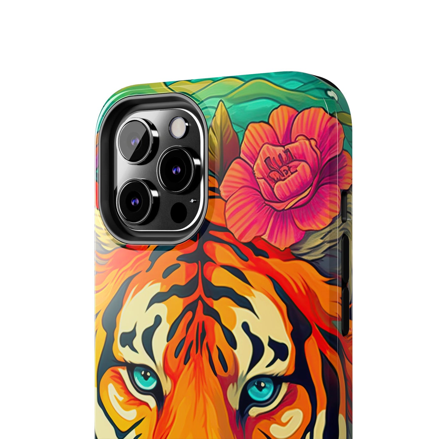 Fierce Rainbow Tiger Art - iPhone Series Case