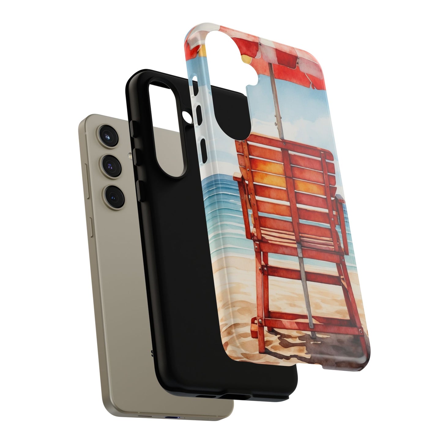 Beachfront Sunset Lounge Samsung Galaxy Case – Rearview Edition