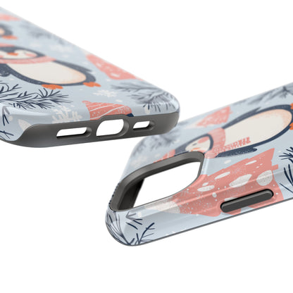 Penguin in Winter Wonderland MagSafe iPhone Case