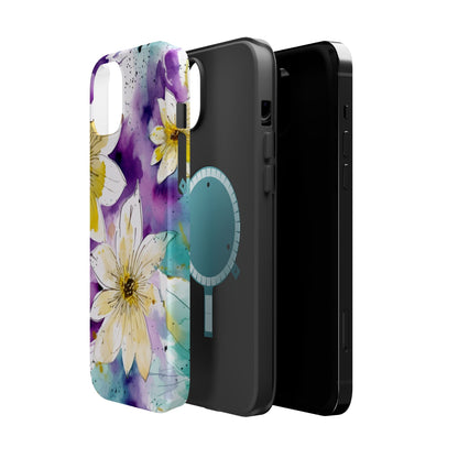 Abstract Floral Watercolor Splash - MagSafe iPhone Series Case