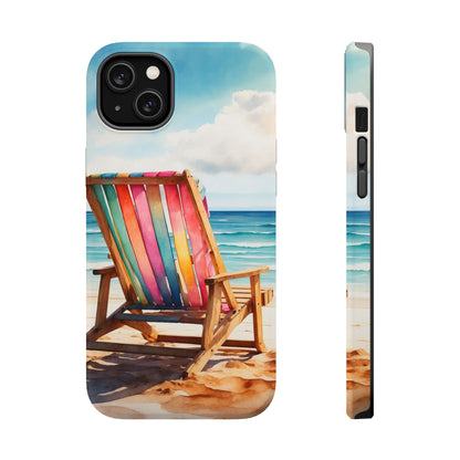 Vibrant Beach Escape MagSafe iPhone Case – Summer Vibes Design