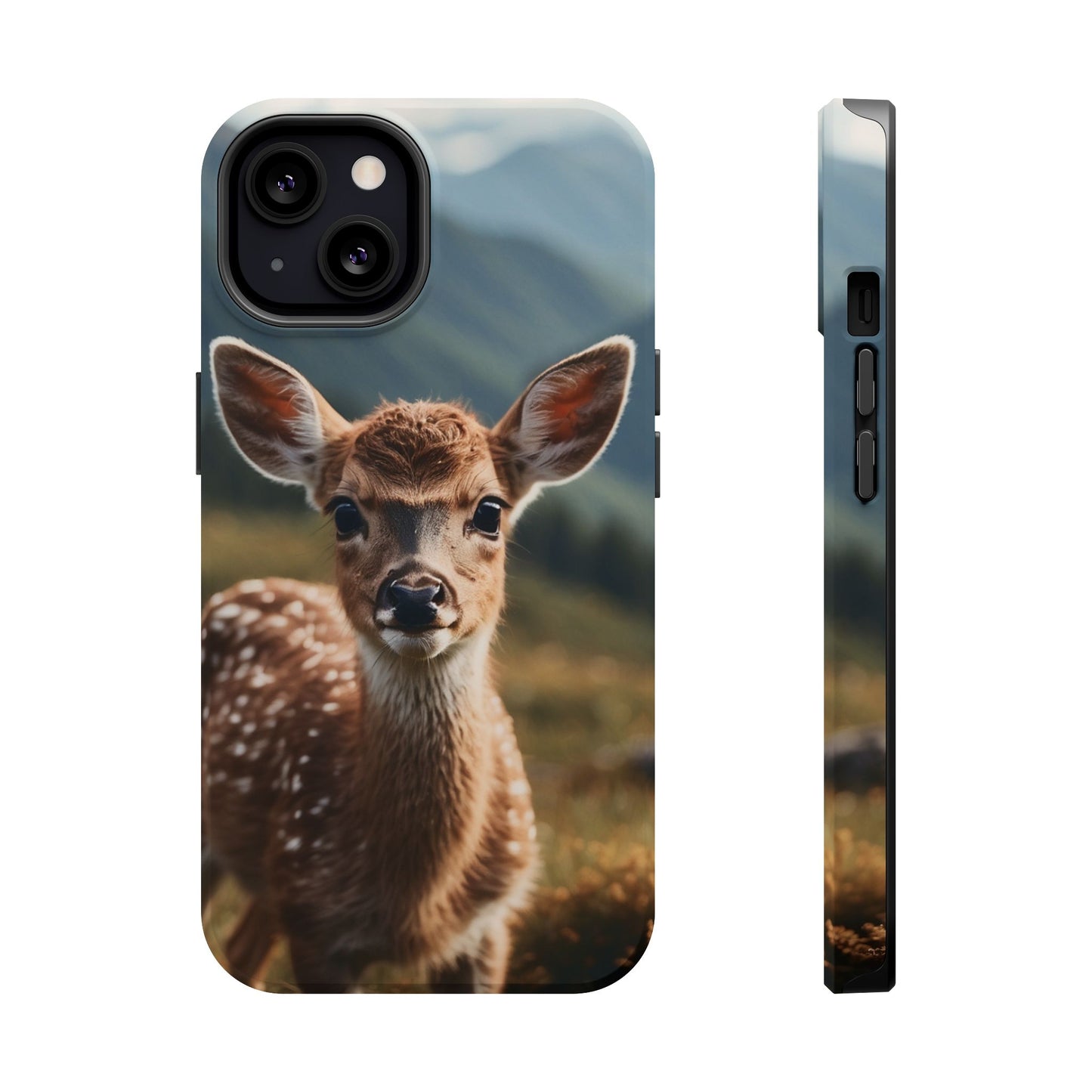 Gentle Fawn in Mountain Meadows MagSafe iPhone Case