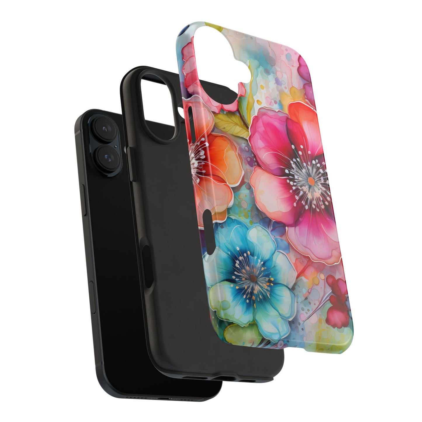 Vibrant Watercolor Floral Garden - iPhone Series Case