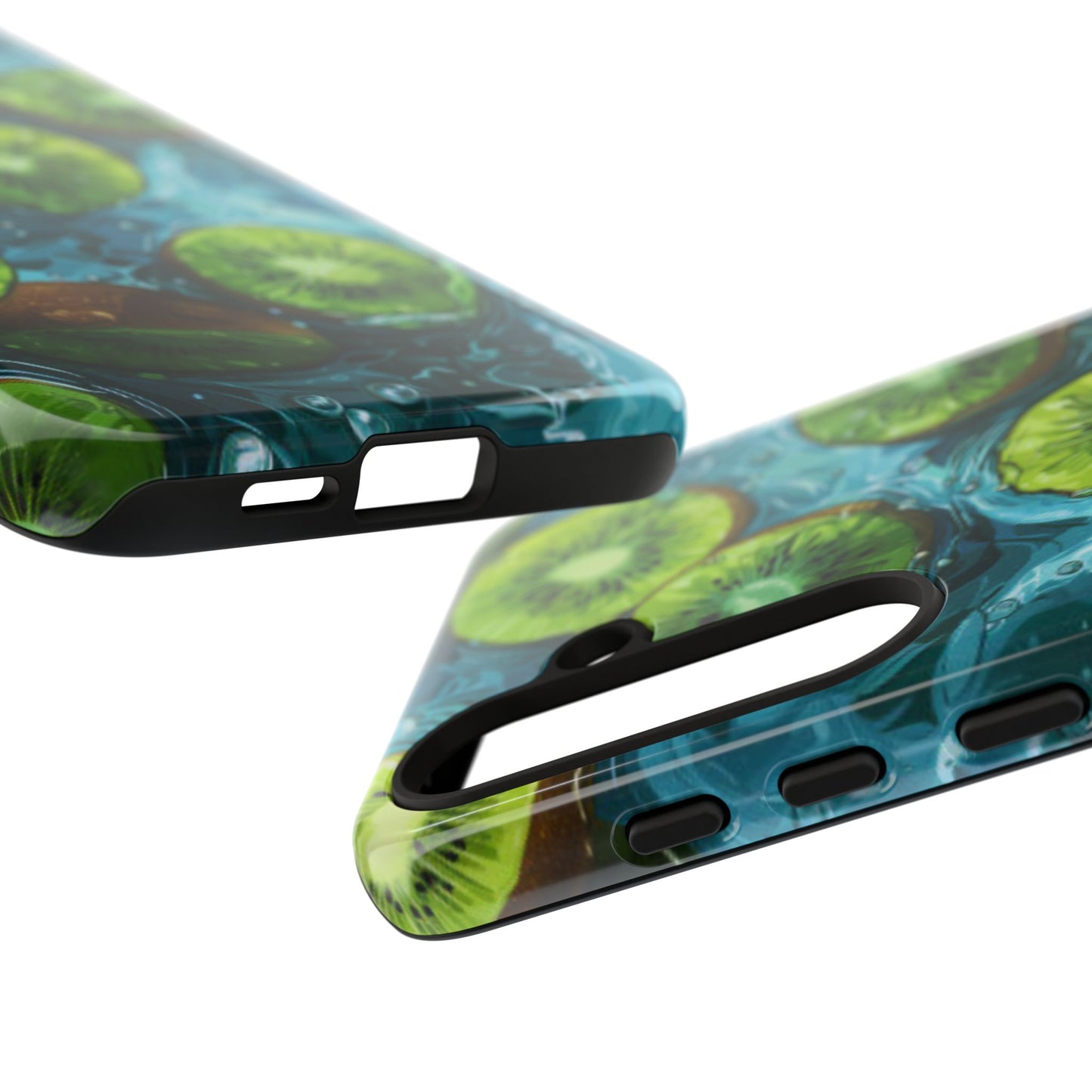 Tropical Kiwi Splash Samsung Galaxy Case – Tough Dual - Layer, Vibrant Summer Design - BOGO Cases