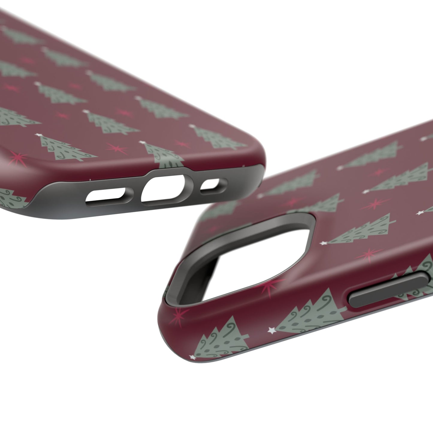 Retro Christmas Tree Pattern – MagSafe iPhone Series Case