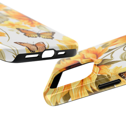 Sunflower & Butterfly Bliss - iPhone Series Case