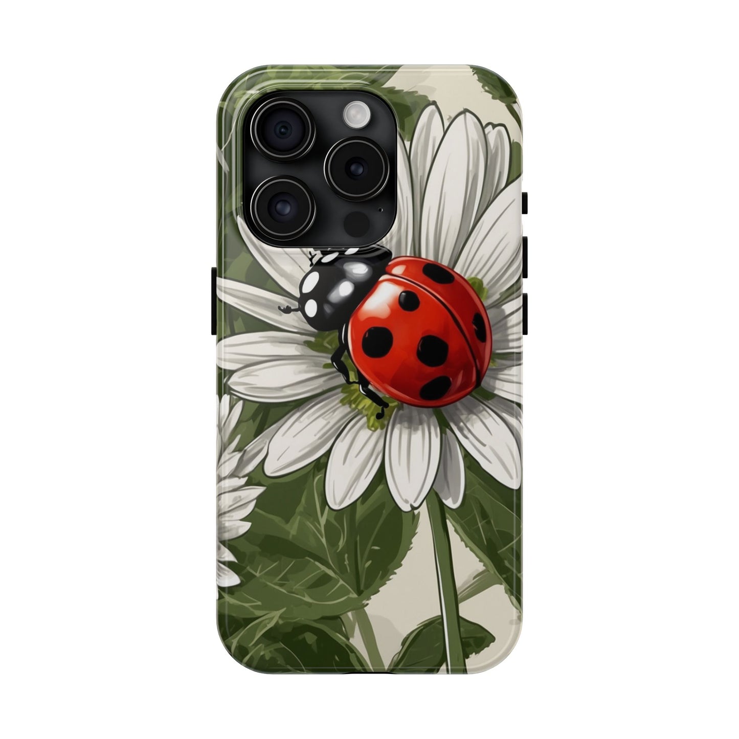 Ladybug & Daisy Garden Charm - iPhone Series Case