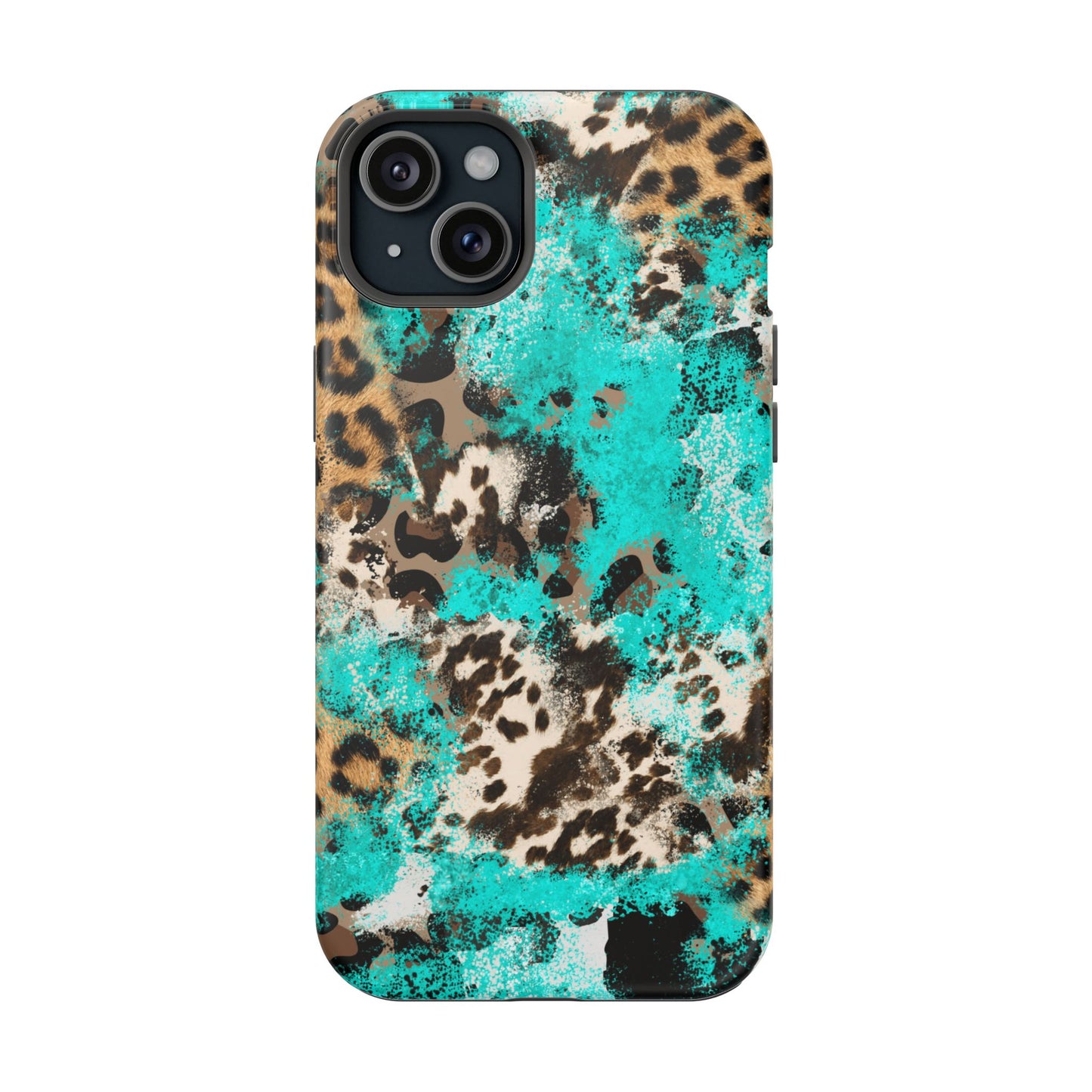 Aqua Splash Leopard - MagSafe iPhone Series Case