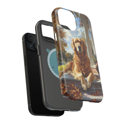 Golden Retriever Autumn Serenity - MagSafe iPhone Series Case