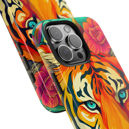 Fierce Rainbow Tiger Art - iPhone Series Case