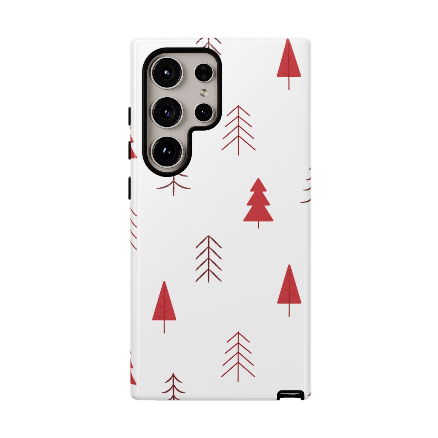 Scandi Red Pine Trees - Samsung Galaxy Series Case