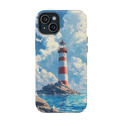 Iphone Case - Majestic Lighthouse Scene Design