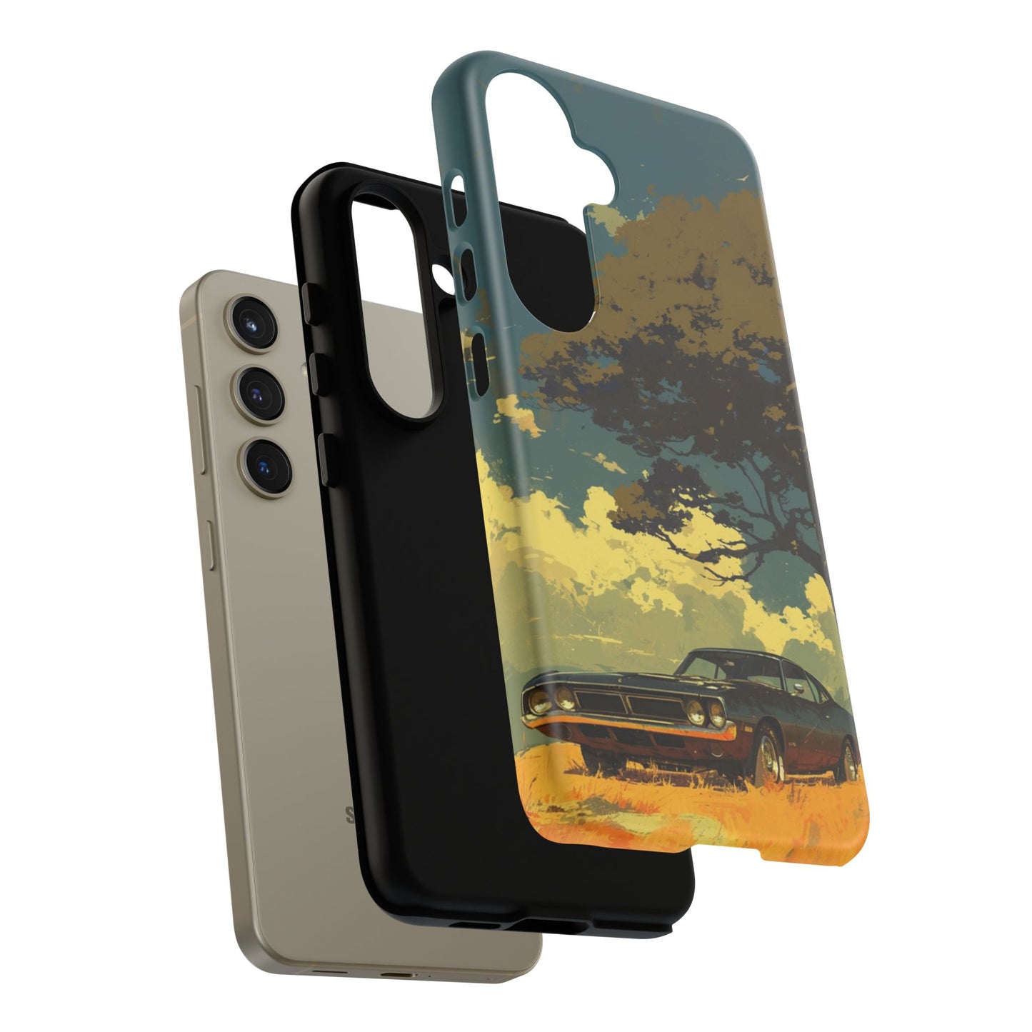 Retro Road Trip Vintage Car iPhone Case