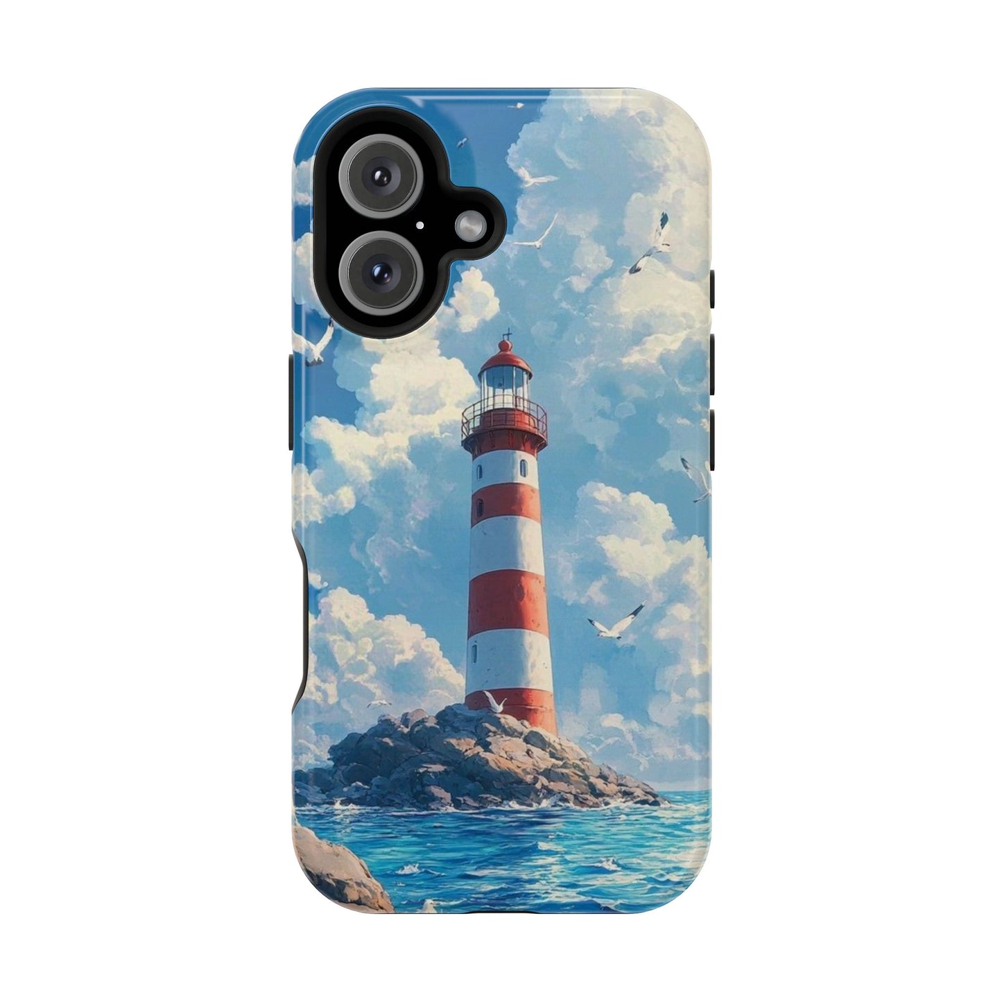 Iphone Case - Majestic Lighthouse Scene Design