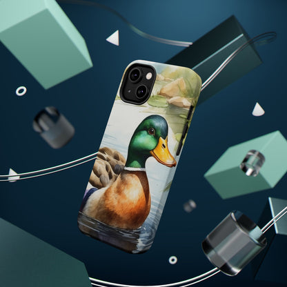 Serene Duck Reflection - MagSafe iPhone Case