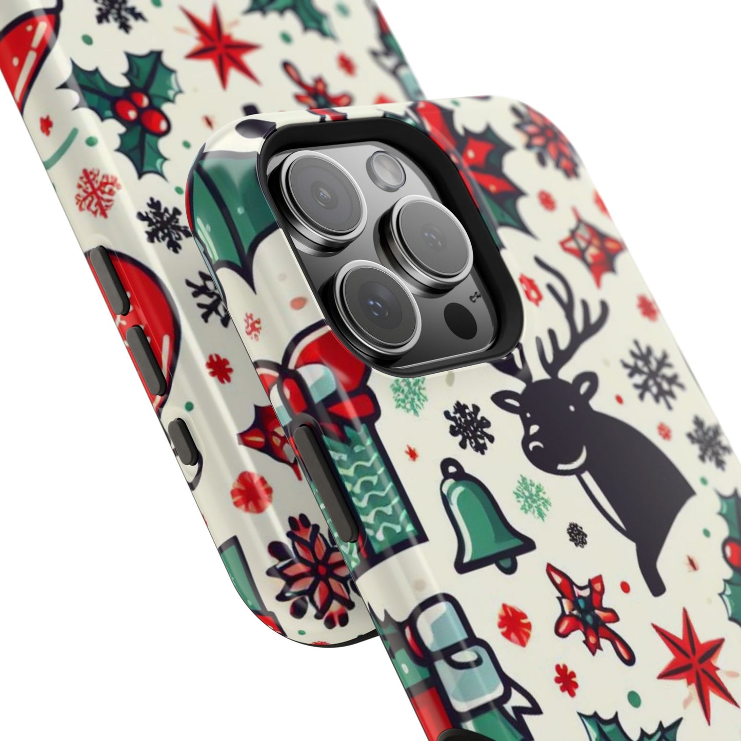 Cartoon Christmas Cheer – MagSafe iPhone Case