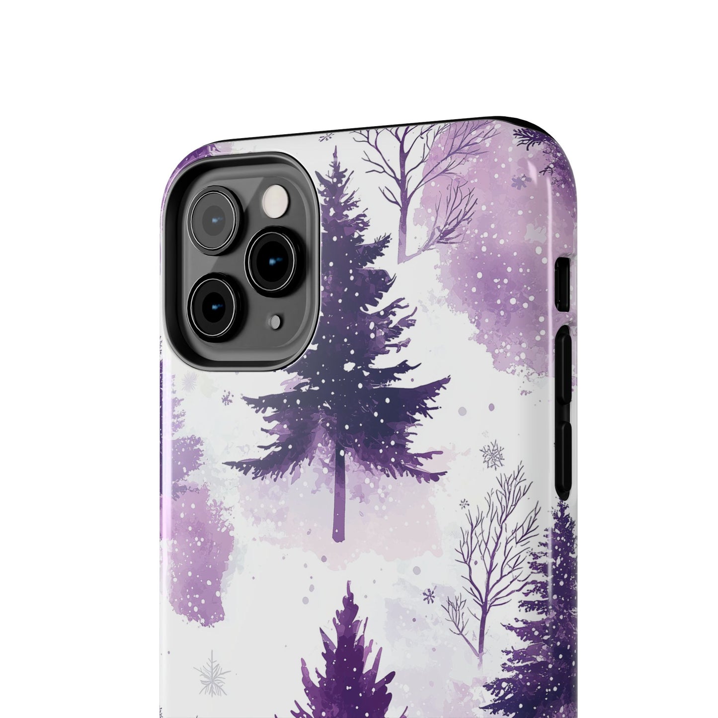 Purple Snowy Forest - iPhone Series Case