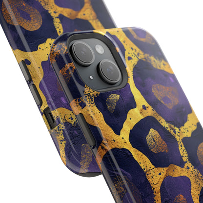 Regal Amethyst Leopard iPhone Case