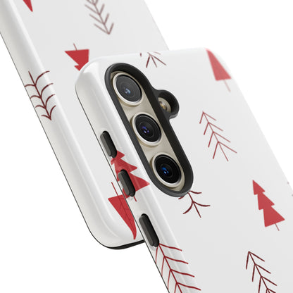 Scandi Red Pine Trees - Samsung Galaxy Series Case