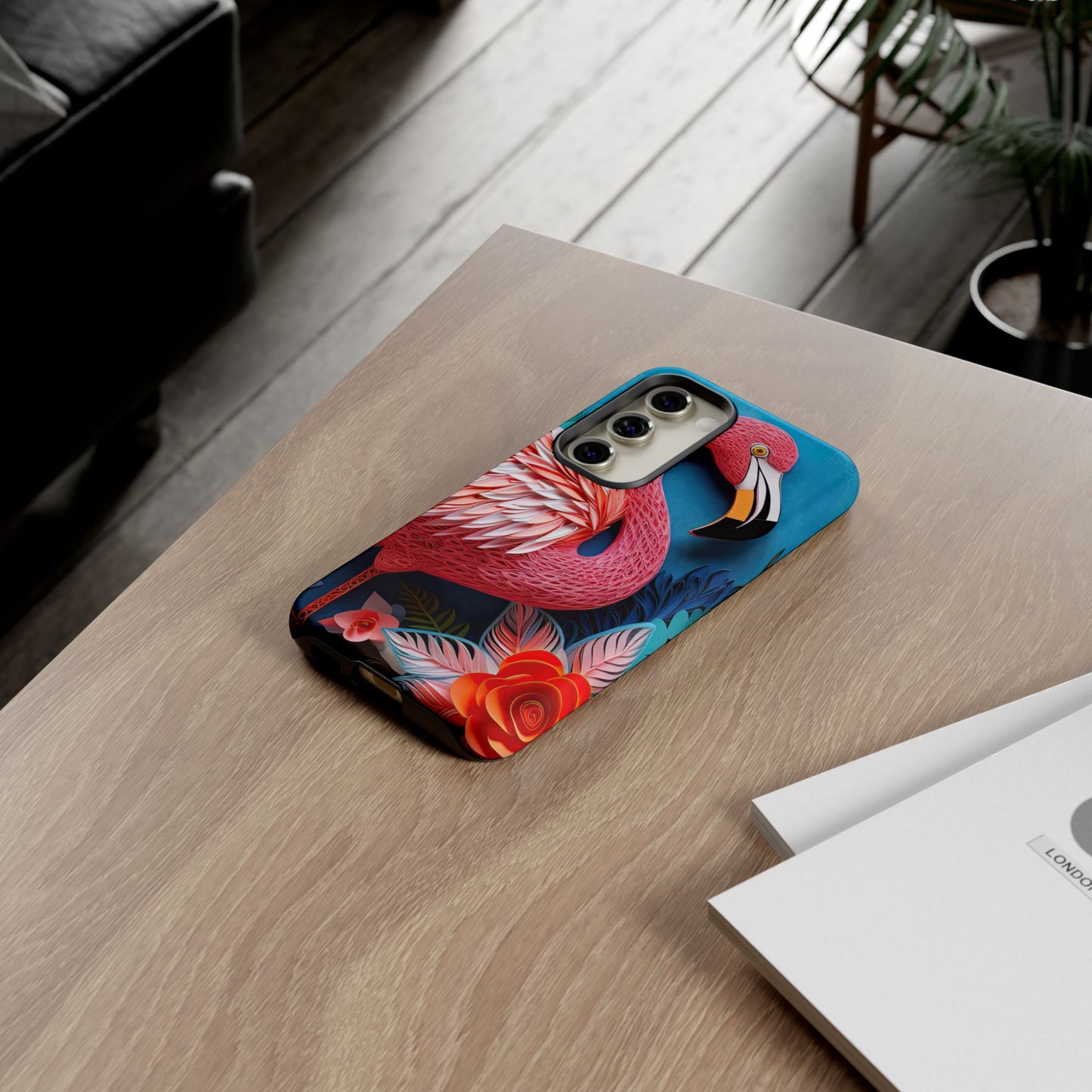 Flamingo Dreams – Bold Tropical Samsung Case