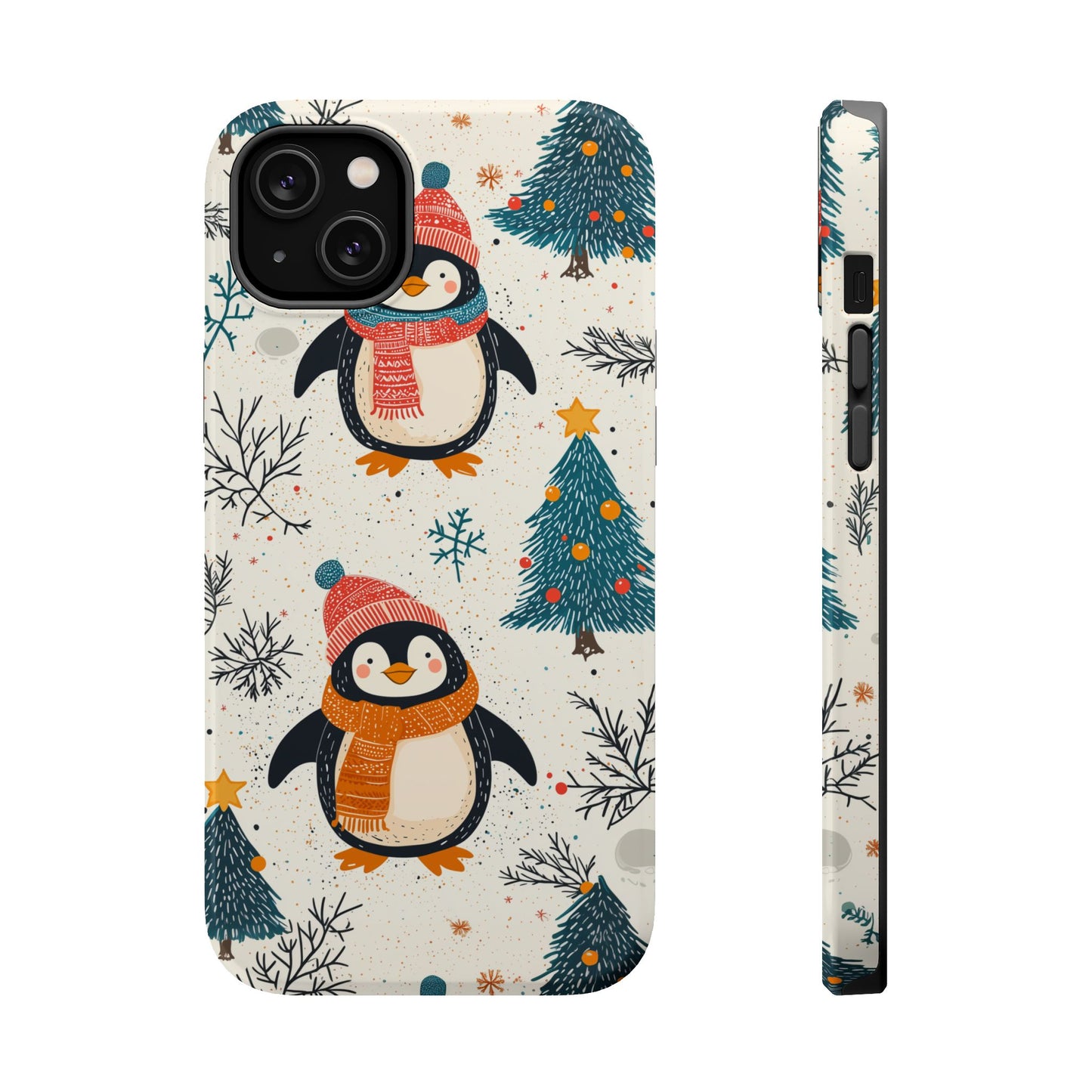 Snowy Christmas Cheer MagSafe iPhone Case