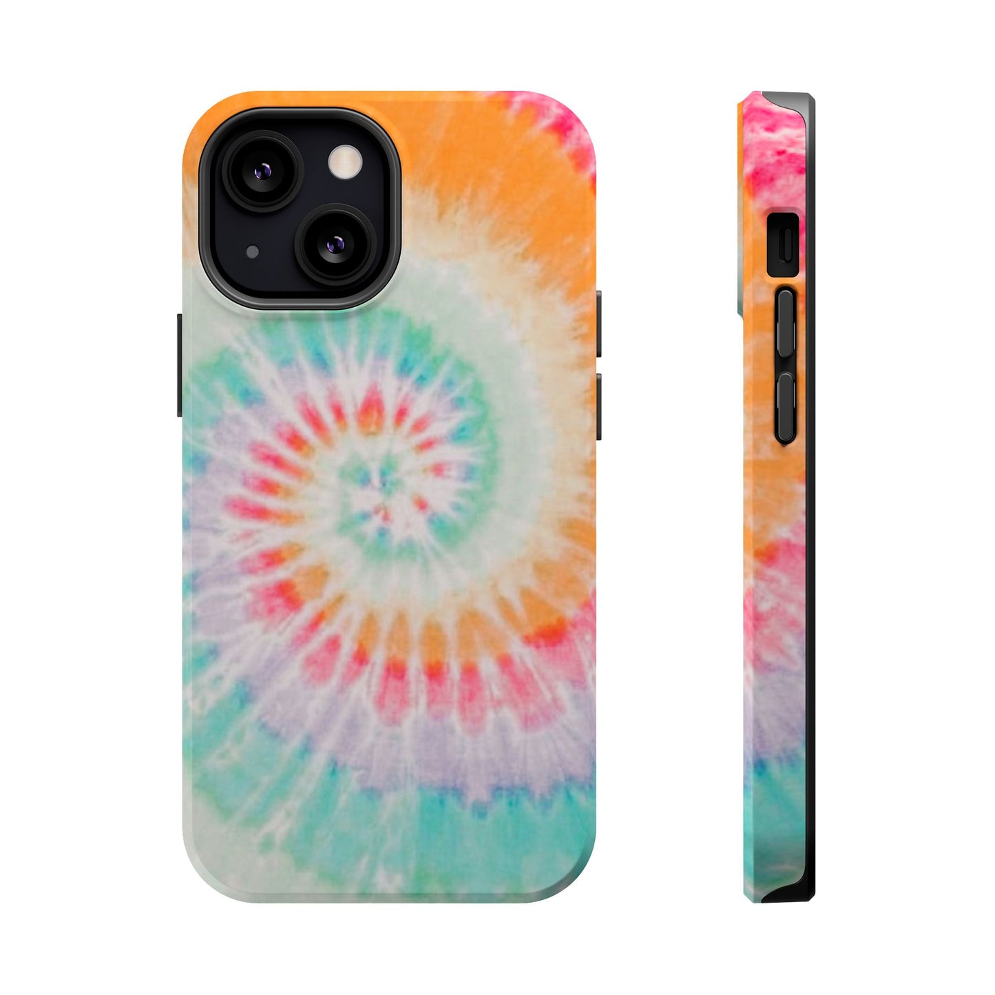 Pastel Tie-Dye MagSafe iPhone Case – Soft Colors & Magnetic Functionality