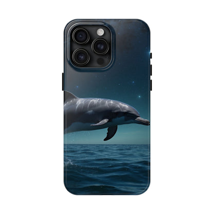 Midnight Ocean Dolphin - iPhone Case