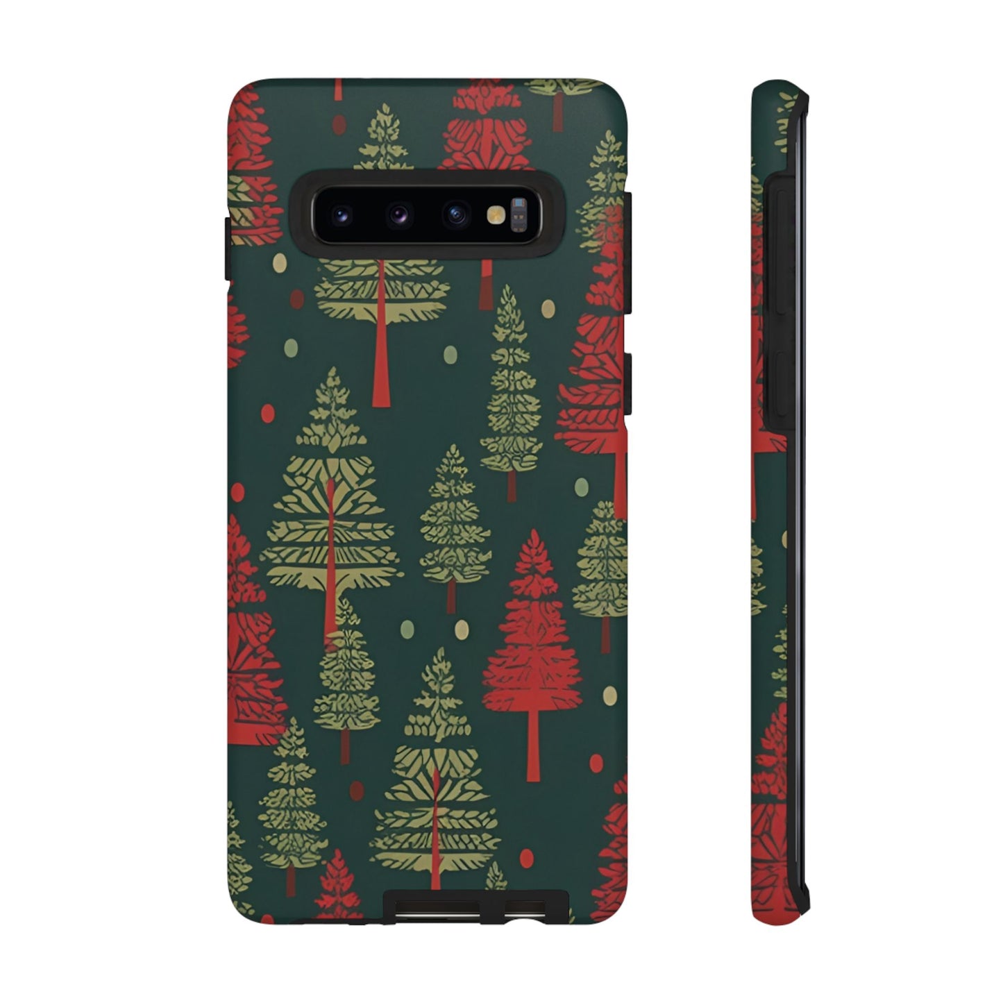 Retro Christmas Trees Pattern - Samsung Galaxy Series Case