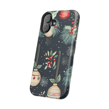 Elegant Christmas Ornaments and Pine - MagSafe iPhone Series Case