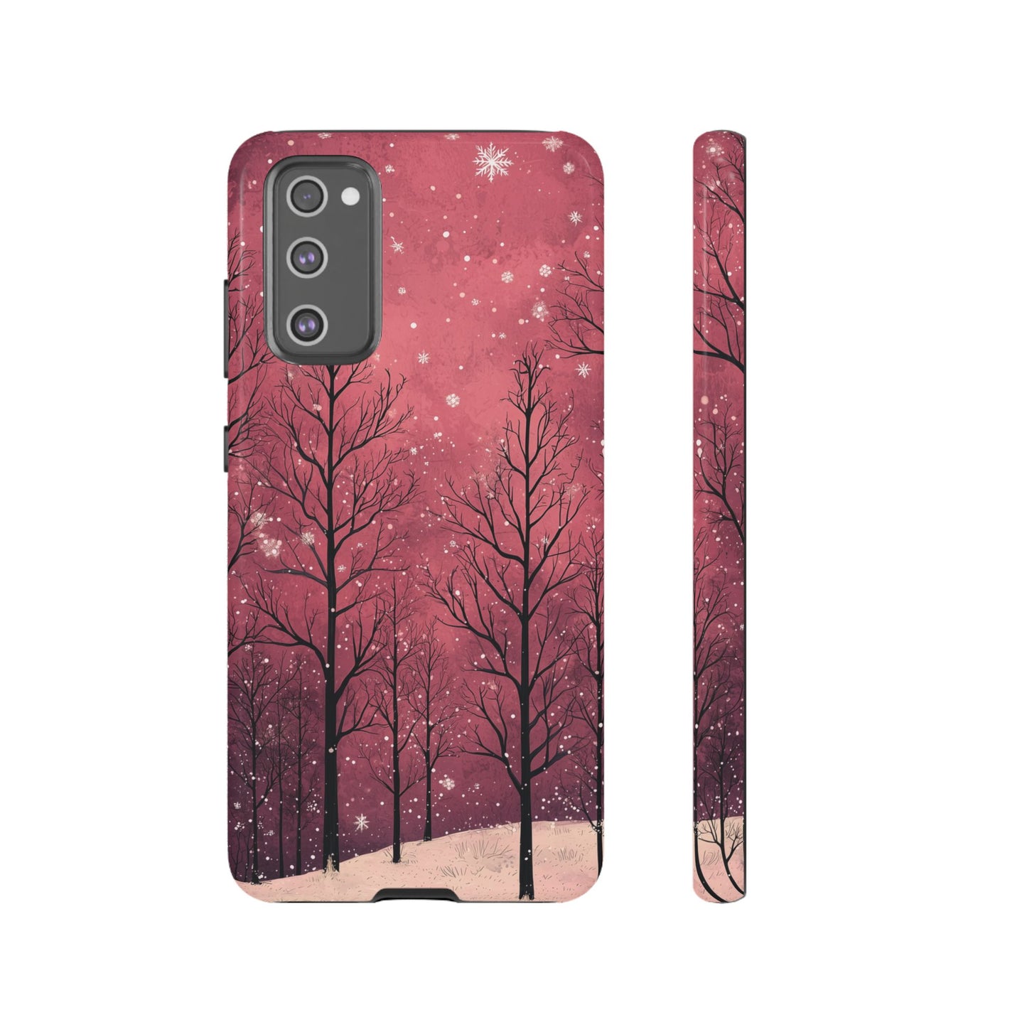 Pink Winter Twilight Forest - Samsung Galaxy Series Case