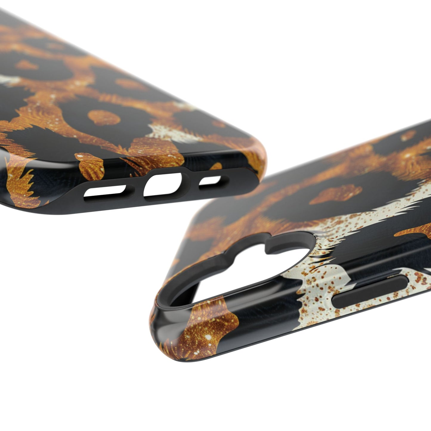 Safari Noir Gold Leopard iPhone Case