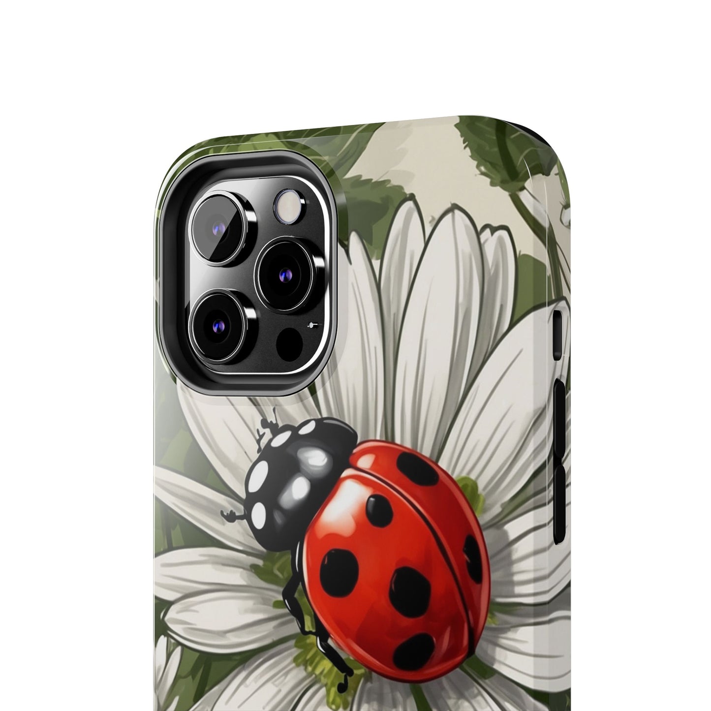 Ladybug & Daisy Garden Charm - iPhone Series Case