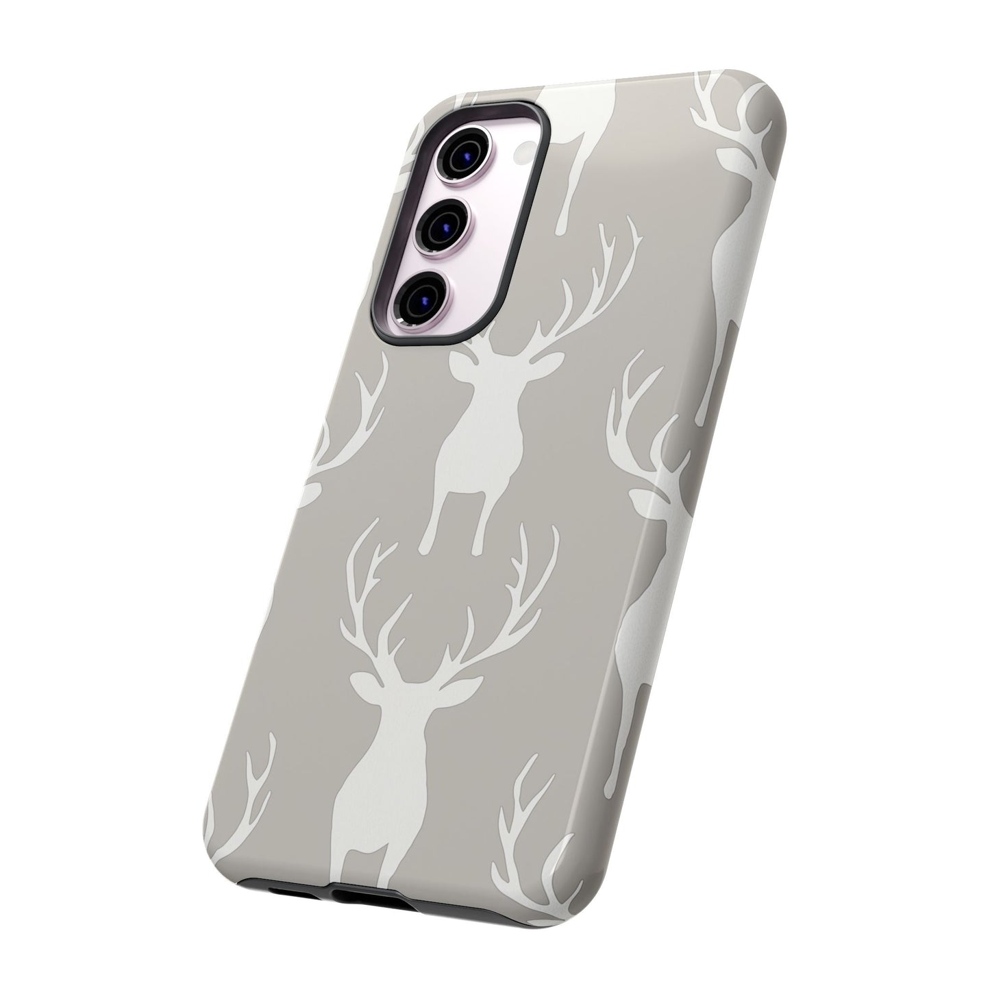 Minimalist Deer Silhouette Pattern – Samsung Galaxy Series Case