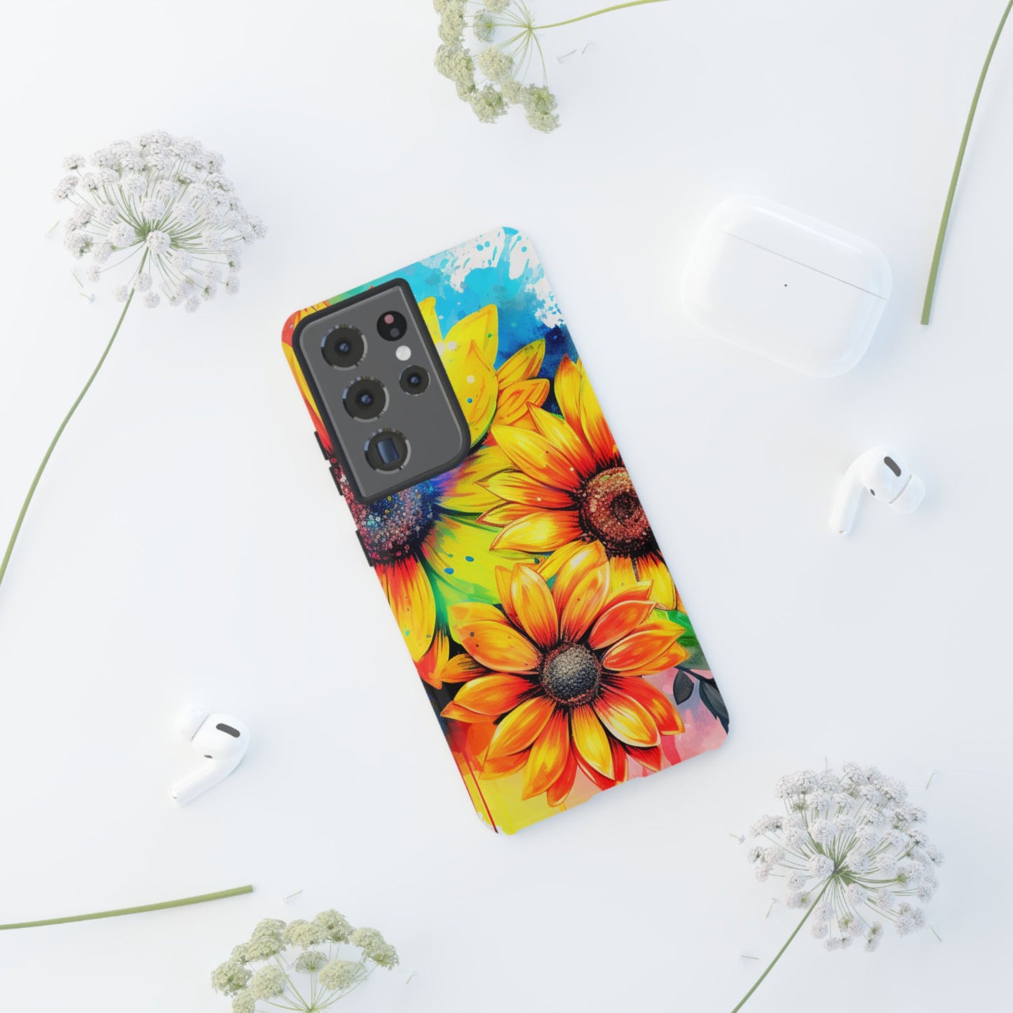 Vibrant Sunflower Splash - Samsung Galaxy Series Case