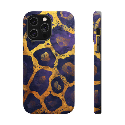 Regal Amethyst Leopard iPhone Case