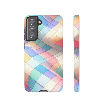 Pastel Prism Plaid iPhone Case