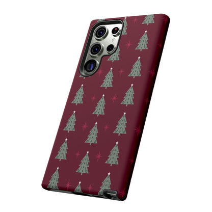 Retro Christmas Tree Pattern – Samsung Galaxy Series Case