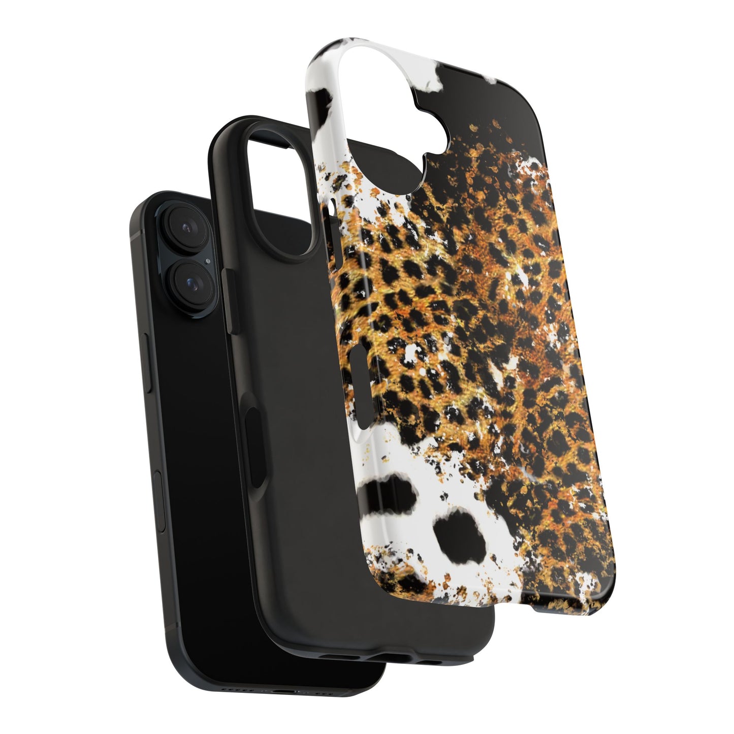 Bold Leopard Ink Splash - iPhone Series Case