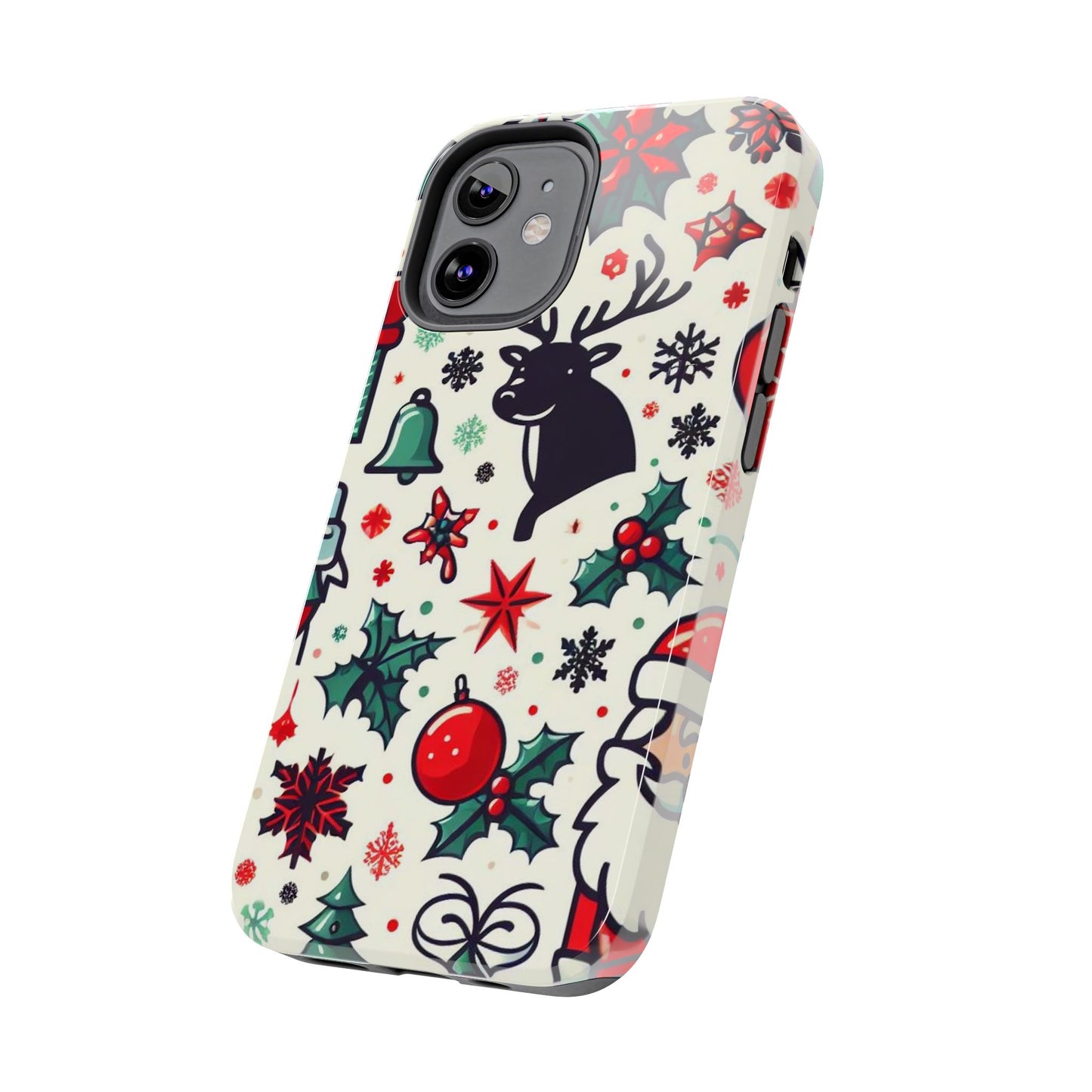 Cartoon Christmas Cheer – iPhone Case