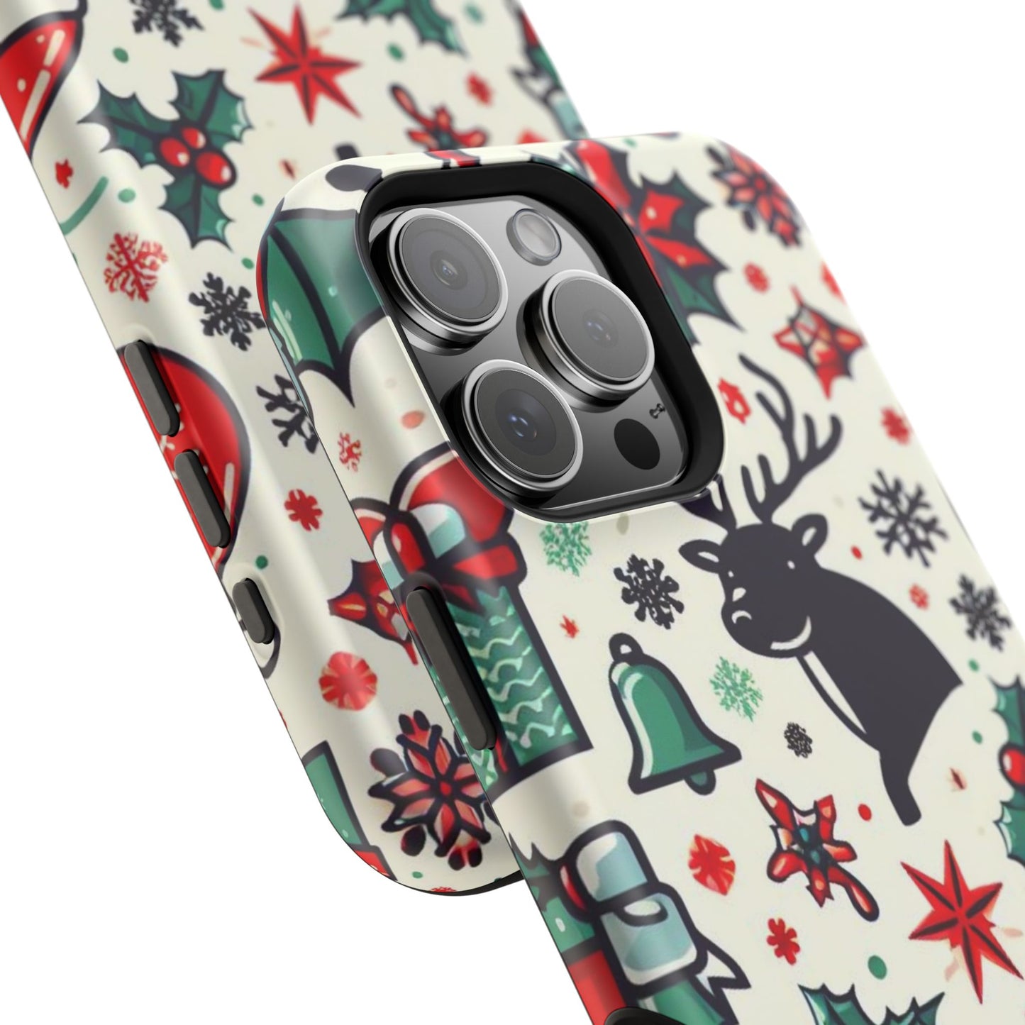 Cartoon Christmas Cheer – MagSafe iPhone Case